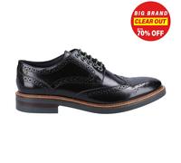 Base London Woburn Zapatos Brogues Formales Inteligentes Para Hombre Negros