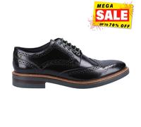 Base London Woburn Hombre Formal Moda Elegante Zapatos Oxford Negro