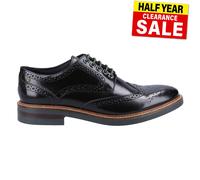 Base London Zapatos Oxford Woburn para hombre Formales Elegantes Negro