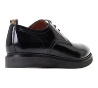 Base London - Zapatos Oxford de Cuero Roly Diseño Lisos para Hombre (46 EU) (Negro)