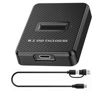 Base M.2 NVMe y SATA a USB C, adaptador M.2 a USB C, lector de tarjetas SSD externo de 10 Gb/s, compatible con memoria M, llave B+M, para SSD 2280 2260 2242 2230