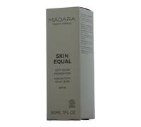 MÁDARA Organic Skincare | SKIN EQUAL Base de Maquillaje Soft Glow SPF20#50 Golden Sand 30 ml - Base Mineral con Ácido Hialurónico, Cobertura Media, Acabado Luminoso