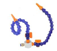 Base magnética con manguera de refrigerante de brazo ajustable | Boquilla del sistema(Magnetic plinth + 2* bamboo tubes+Plastic switch,Pipe length 400mm +4mm connector)
