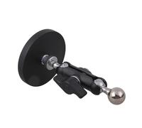 Base magnética de rosca de 1 / 4 de pulgada Base de montaje resistente con junta esférica de 17 mm para soporte de teléfono Trípode para cámara Accesorio de fitness Soporte magnético para teléfono