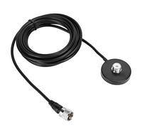 Base Magnética, Imán Superfuerte para Mantener La Antena Fija, Hecha, Base Magnética para Antena de Radio de Coche, 16,4 Pies Adecuado para Sl16 Male, UHF Male, Pl259