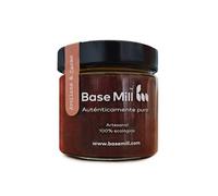 Base Mill Crema de Avellanas 84% y Cacao Ecológica (200g) - 100% Vegana, Sin Azúcares Añadidos, Sin Gluten, Alta en Fibra, Elaborada Artisanalmente con Avellanas Ecológicas, Pasta de Dátil y Cacao