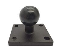 Base Montaje Cuadrado Aluminio con Bola 1 Pulgada para Soporte para Cabeza para Motos Serie Zumo