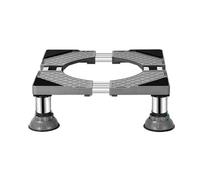 Base móvil ajustable para lavadora, nevera y secadora, soporte multifuncional con 4 pies fuertes, ancho 50-67 cm, altura 11-13 cm