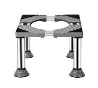 Base móvil ajustable para lavadora, nevera y secadora, soporte multifuncional con 4 pies fuertes, ancho 50-67 cm, altura 11-13 cm