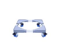 Base Móvil con Ruedas para Muebles Ajustable con 4 Ruedas Base para Lavadora Ancho Ajustable 45-60 Cm Largo 50-62 Cm Soporte para Refrigerador Y Secadora Soporte para Mac