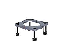 Base móvil multifuncional ajustable para secadora y refrigerador, 40-65 cm de ancho, soporte para macetas con 4 patas, bandejas de suelo, solución versátil para el hogar