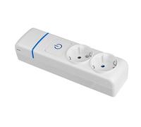 Base múltiple 2 Tomas sin Cable con interrup Tor, Ideal para Ampliar Conexiones eléctricas en el hogar o la Oficina.