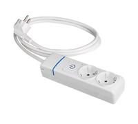 Base múltiple 2T con Cable de 1,5 m y conexión a Internet, Ideal para expandir Tomas de Corriente y conectar Dispositivos.