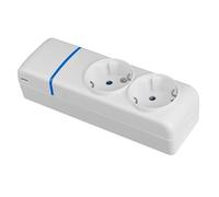 Base múltiple 2T con interuptor, sin Cable, Ideal para conectar Dispositivos electrónicos y Evitar sobrecargas.