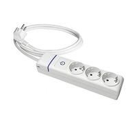BASE MÚLTIPLE 3 TOMAS T/TL CON INTERRUPTOR LUMINOSO. 1.5m DE CABLE 8013PIL SOLERA