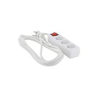Base múltiple 3 x 16 A con interruptor - 3 m - Blanco (FR)
