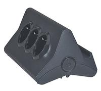 Base multiple MOMO3 tomas 2P+TT 16A + 2USB tipo ALegrand 694811 Negro