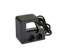 Base multiple U-POWER 4 tomas 2P+TT 16A + 2 USB tipo A Legrand 694812 Negro