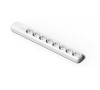Base múltiple8 tomas TT 16A con interruptorFAMATEL 2529Blanco