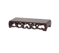 Base para bonsái Expositor de Madera for Manualidades Retro, Juegos té, decoración bonsáis, Pedestal(Grande)