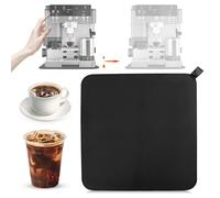 Base para cafetera automática, 32 x 32 cm, compatible con máquina de café Ninja Espresso ES601EU, alfombrilla de goteo para vajilla absorbente, alfombrilla de secado para cafetera