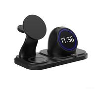Base para carga Múltiple 15W con para reloj Despertador Digital LED(Black)