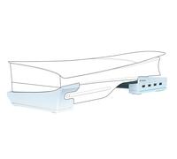 Soporte Nacon PS5SHORIZSTAND Blanco Efectos de luz RGB para PlayStation 5 Slim
