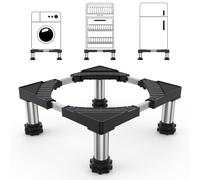 Base para Lavadora DEWEL con Capacidad de Carga 200kg, Base para Lavadoras y Secadoras, Ancho 44.8-65cm, Altura 13-17cm