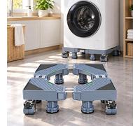 Base para lavadora para LG-F4X1009NMK, 4 ruedas con freno | Base reforzada con 4 apoyos y 4 ruedas dobles con freno para mover, estabilizar y elevar la lavadora con mayor facilidad.