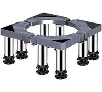 Base para lavadora/secadora. Protege contra arañazos y golpes. Bandejas para suelo de frigorífico. Antivibración. Telescópica, longitud/ancho de 40 a 65 cm. Para secadora. 8 patas de 19 a 22 cm.