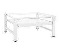 Base para lavadora y secadora con Der, White Cact Laundry nd, 100 kg de capacidad, 62 x 60,5 x 32,5 cm, ahorro de espacio, resistente para lavadora/secadora de una sola columna
