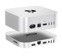 Base para Mac mini M4, estación de acoplamiento Beelink Mate Mini-A de 80 Gbps, 2 ranuras SSD M.2 PCIex2, expansión máxima de 16 TB, ranura para tarjeta SD4.0, LAN de 2.5 G, puerto USB C PD3.0 de 15 W