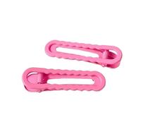 Base para Pinza de Pelo 10 pinzas for el pelo de colores ondulados, accesorios for bricolaje, horquillas metal 6 cm, material horquilla pico pato moda(Deep pink)
