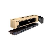 Base para portátil Club 3D CSV-1564W100 USB-C 15 en 1 AltMode 100W Negro