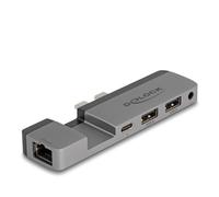 Base para portátil DeLock 87757 Thunderbolt 4 5K 100 W LAN Audio USB-A