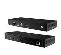 Base para portátil I-Tec Thunderbolt4 Triple Display 96W USB-C 2,5GbE SD Negra