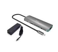 Base para portátil I-Tec USB-C Metal Nano Docking Station 4K HDMI LAN Power Delivery 100W