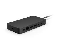 Base para portátil Microsoft Surface Thunderbolt 4 Dock 3x USB 3.2 3x Thunderbolt 4 RJ-45 2,5GbE alimentación 165W negra
