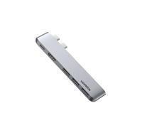 Base para portátil Ugreen 60559 USB 3.2 Gen 1 Type-C Plata