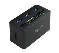 Base para portátiles LogiLink CR0042 USB 3.2 Gen 1 Tarjetas de memoria