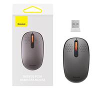 Base para ratón inalámbrico Baseus F01A - 2.4G, 1600DPI, seguimiento , diseño ergonómico, , ideal para laptops, computadoras, conexión rápida.