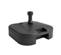 Base para sombrilla aktive garden forma cuadrada con asa 19kg negro 13x44x44 cm