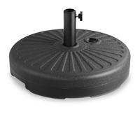 Base para sombrilla antracita mástil Ø38-48mm rellenable 28L