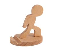 Base para teléfono de arce, elevador compacto para tableta, soporte de panel portátil para aprendizaje remoto, accesorio de madera con base estable, componente de mesa, teléfono celular para