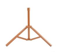 Base plegable de metal para sombrilla, soporte de sombrilla naranja portátil para playa, jardín, patio, camping, ancla resistente para paraguas al aire libre para un fácil almacenamiento (trípode)