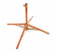 Base plegable para sombrilla de 13 L, soporte resistente para sombrilla para jardín y patio, ancla llena de agua de arena de 18 a 32 mm, poste naranja (cuatro patas)
