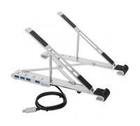 BASE PORTATIL TARGUS CON HUB INTEGRADO 4x USB- A PLATA