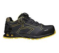 BASE, K-Rush, zapato de seguridad, Kaptiv, BOA® System, color gris y amarillo, S1P HRO SRC, talla 42