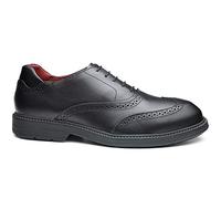 BASE Protection B1502B Zapato Puntera Resistente 200 Julios ESD Acolchado | Negro, 42, S3 EN ISO 20345, Absorción de Golpes, Antiestático, Protección Contra Descargas, Construcción, Ropa de Trabajo
