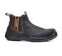 BASE Protection, DEALER Bota de Seguridad para Hombres, Negro y Naranja, Talla 43 EU (BAS-B652-9)